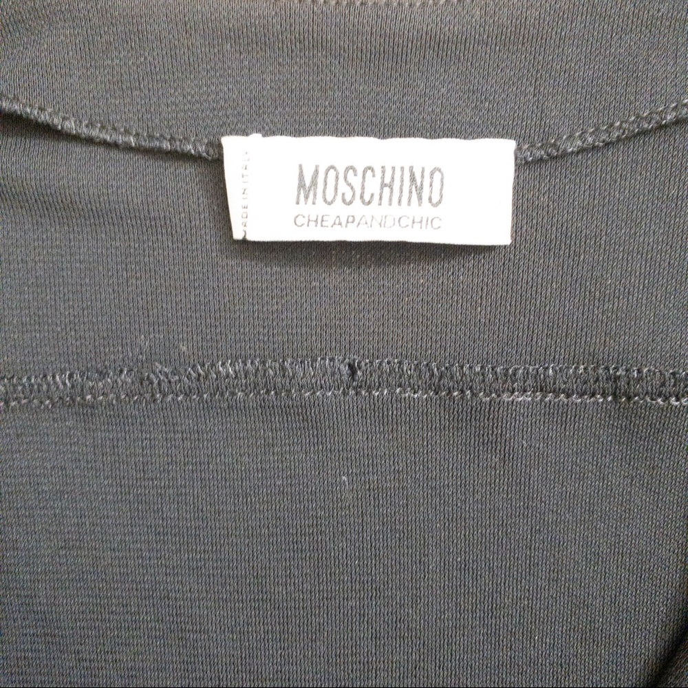 Moschino Cheap and Chic | V-Neck Pleated Dress - Picture 4 of 12
